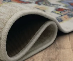 Tethys Blue & Peach Ornamental Accent Rug, (20" X 34") -Cuisinart Store 810601105 A8 5