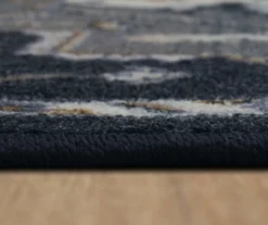 Tethys Navy & Charcoal Ornamental Accent Rug, (20" X 34") 14 Tethys Navy & Charcoal Ornamental Accent Rug, (20" X 34") -Cuisinart Store 810601110 A8 4