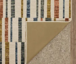 Tilton Beige & Multi-Color Block Pattern Accent Rug, (20" X 34") -Cuisinart Store 810601115 A8 2