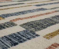 Tilton Beige & Multi-Color Block Pattern Accent Rug, (20" X 34") -Cuisinart Store 810601115 A8 3