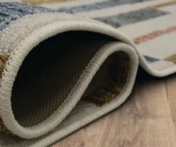 Tilton Beige & Multi-Color Block Pattern Accent Rug, (20" X 34") -Cuisinart Store 810601115 A8 5