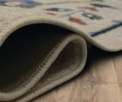 Queensbury Beige & Navy Ornamental Floral Area Rug, (2' X 8') 13 Queensbury Beige & Navy Ornamental Floral Area Rug, (2' X 8') -Cuisinart Store 810601121 A8 5