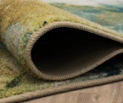 Shoreline Water Blue & Brown Abstract Area Rug, (2.5' X 6') -Cuisinart Store 810601147 A8 5