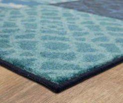 Beachscape Navy & Blue Patchwork Area Rug, (5' X 8') 11 Beachscape Navy & Blue Patchwork Area Rug, (5' X 8') -Cuisinart Store 810601157 A8 1