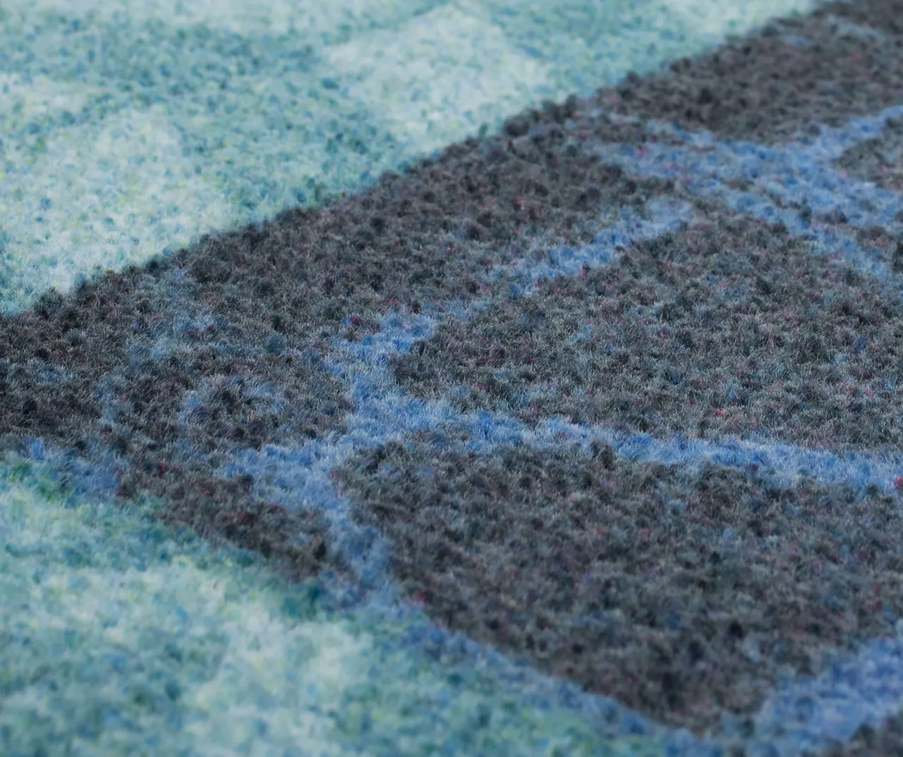 Beachscape Navy & Blue Patchwork Area Rug, (5' X 8') 6 Beachscape Navy & Blue Patchwork Area Rug, (5' X 8') - Image 6