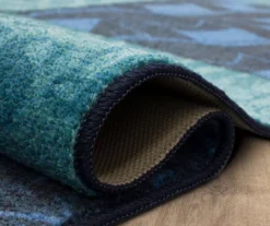 Beachscape Navy & Blue Patchwork Area Rug, (5' X 8') 17 Beachscape Navy & Blue Patchwork Area Rug, (5' X 8') -Cuisinart Store 810601157 A8 5