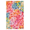 Sunwashed Dream Pink & Blue Watercolor Area Rug, (8' X 10')