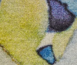 Blue & Black Floral & Stripe Mix Area Rug -Cuisinart Store 810601163 A8 3