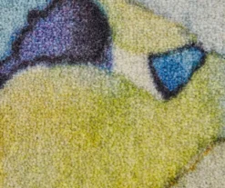 Blue & Black Floral & Stripe Mix Area Rug -Cuisinart Store 810601165 A8 3