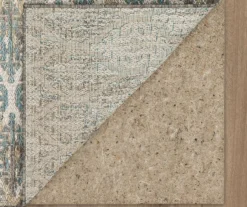 Paradise Grove Light Gray & Turquoise Arabesque Outdoor Area Rug, (8' X 10') -Cuisinart Store 810601166 A8 2