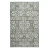 Amya Gray & White Geometric Area Rug, (5' X 8')