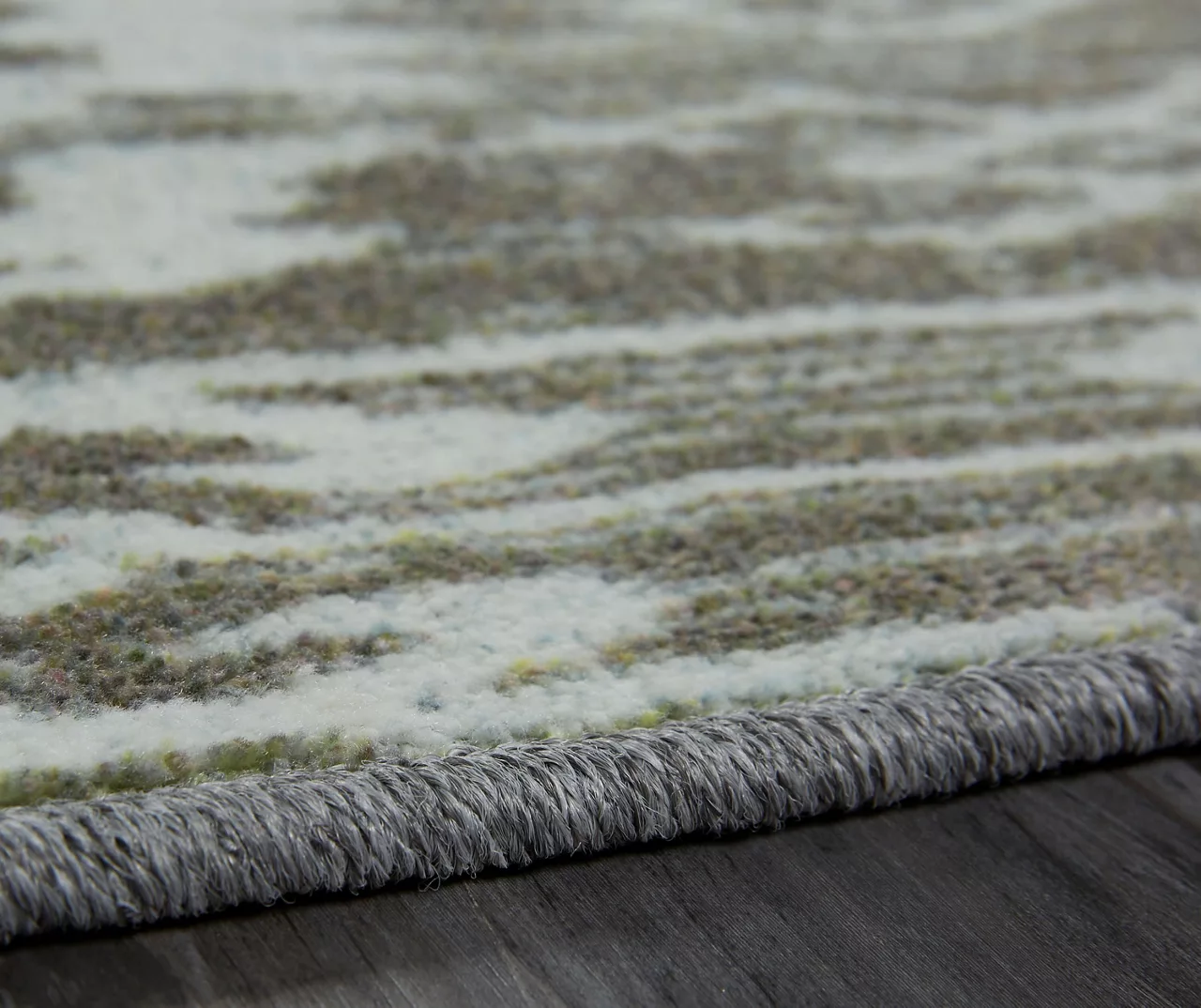 Amya Gray & White Geometric Area Rug, (5' X 8') 5 Amya Gray & White Geometric Area Rug, (5' X 8') - Image 5