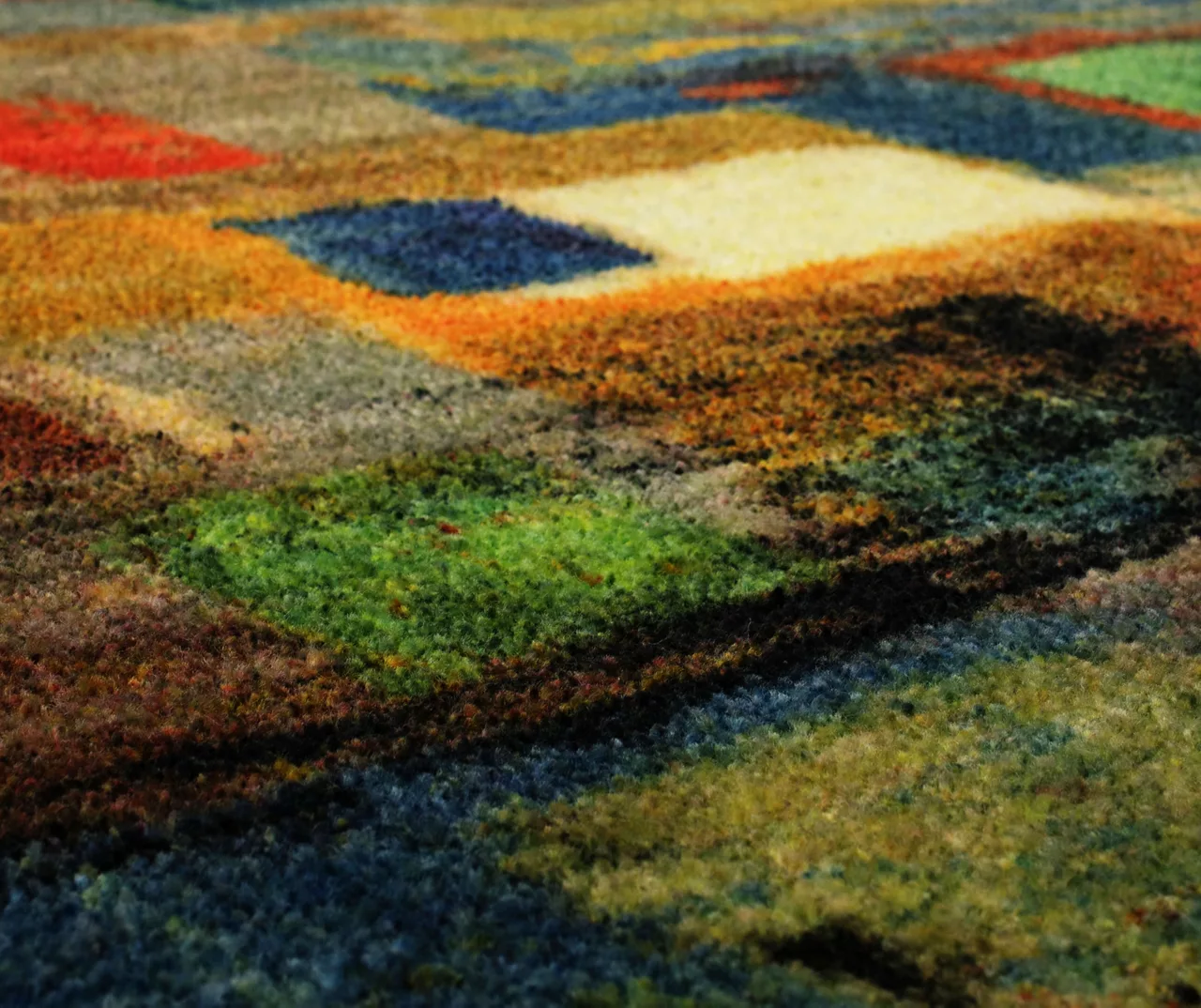 Saratoga Tan & Multi-Color Abstract Area Rug, (5' X 8') 5 Saratoga Tan & Multi-Color Abstract Area Rug, (5' X 8') - Image 5