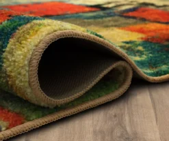 Saratoga Tan & Multi-Color Abstract Area Rug, (5' X 8') 17 Saratoga Tan & Multi-Color Abstract Area Rug, (5' X 8') -Cuisinart Store 810601213 A8 5