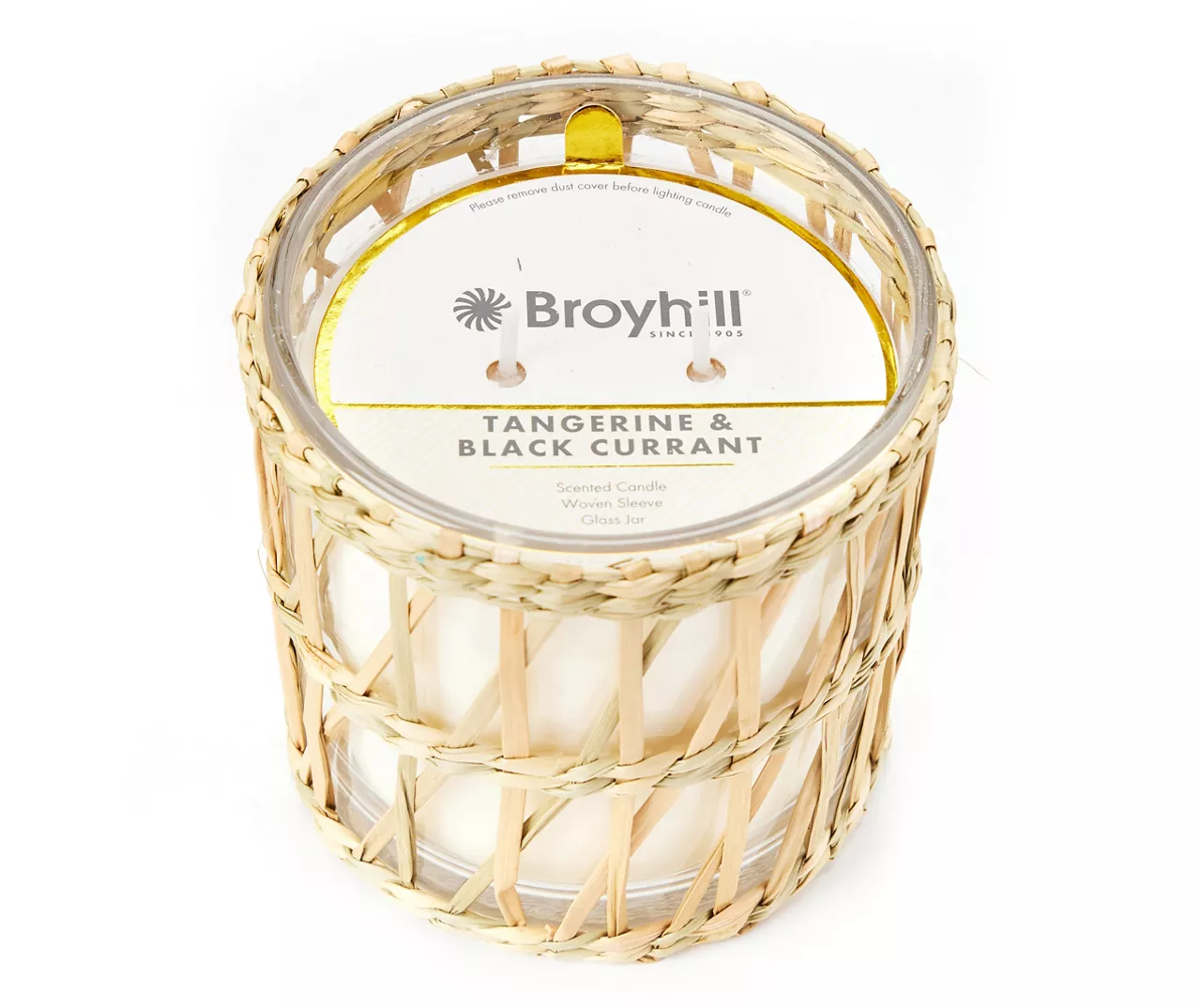 Wild Sedona Tangerine & Black Currant 2-Wick Seagrass Sleeve Candle, 14 Oz. 1 Wild Sedona Tangerine & Black Currant 2-Wick Seagrass Sleeve Candle, 14 Oz.