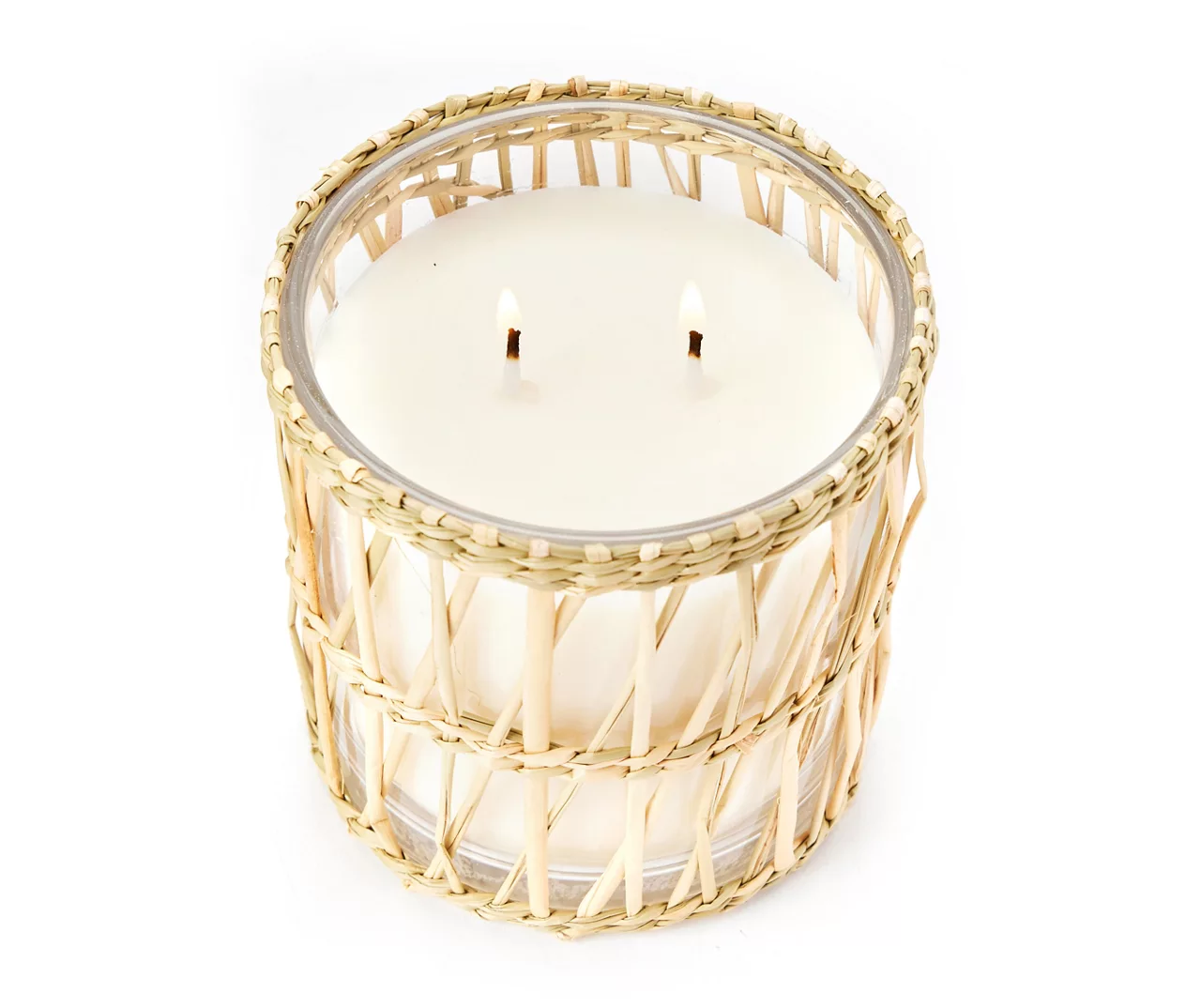 Wild Sedona Sea Salt Waves 2-Wick Seagrass Sleeve Candle, 14 Oz. 2 Wild Sedona Sea Salt Waves 2-Wick Seagrass Sleeve Candle, 14 Oz. - Image 2