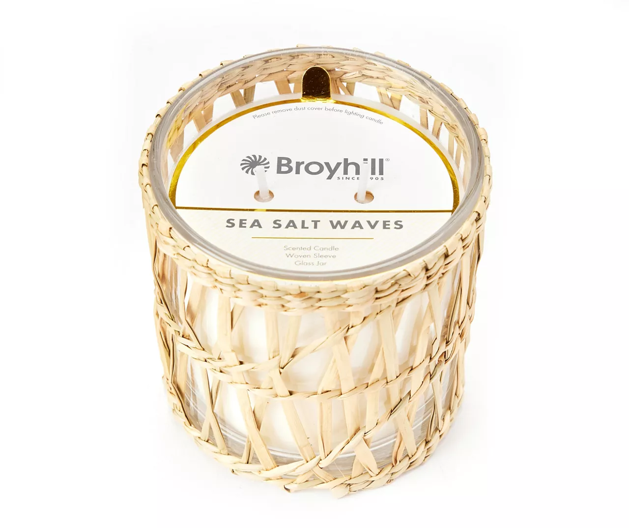 Wild Sedona Sea Salt Waves 2-Wick Seagrass Sleeve Candle, 14 Oz. 1 Wild Sedona Sea Salt Waves 2-Wick Seagrass Sleeve Candle, 14 Oz.