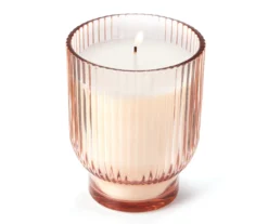 Wild Sedona Vanilla Cashmere Pink Rib Pedestal Candle, 15 Oz. 3 Wild Sedona Vanilla Cashmere Pink Rib Pedestal Candle, 15 Oz. -Cuisinart Store 810602441 A1 1