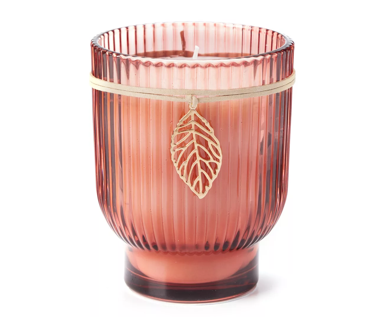 Wild Sedona Spiced Ginger Brown Rib Pedestal Candle, 15 Oz. 1 Wild Sedona Spiced Ginger Brown Rib Pedestal Candle, 15 Oz.