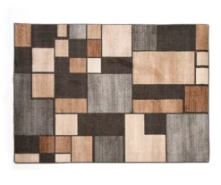 Broyhill Gray & Taupe Color Block Accent Rug 11 Broyhill Gray & Taupe Color Block Accent Rug -Cuisinart Store 810602770 A0