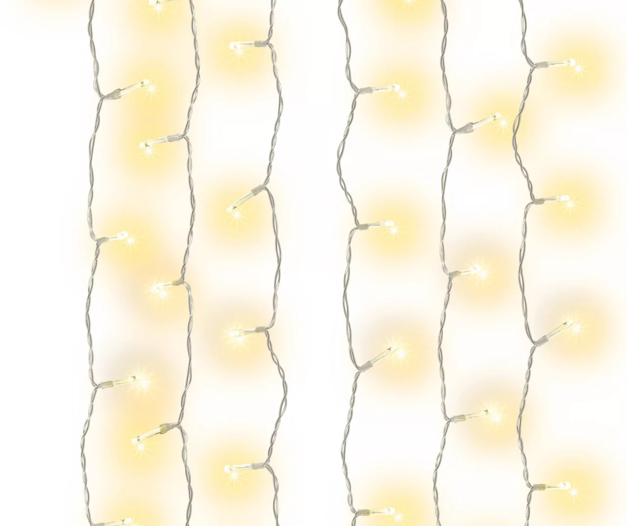 Warm White LED 7-Strand Ceiling Curtain Lights 1 Warm White LED 7-Strand Ceiling Curtain Lights