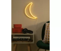 Warm White Crescent Moon LED Neon Wall Light 5 Warm White Crescent Moon LED Neon Wall Light -Cuisinart Store 810603449 B0 2