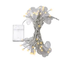 Warm White Butterfly Charm 10-Strand LED Curtain Lights