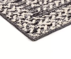 Black & White Braid-Look Border Runner Rug, (2' X 6') 5 Black & White Braid-Look Border Runner Rug, (2' X 6') -Cuisinart Store 810603486 A8 2