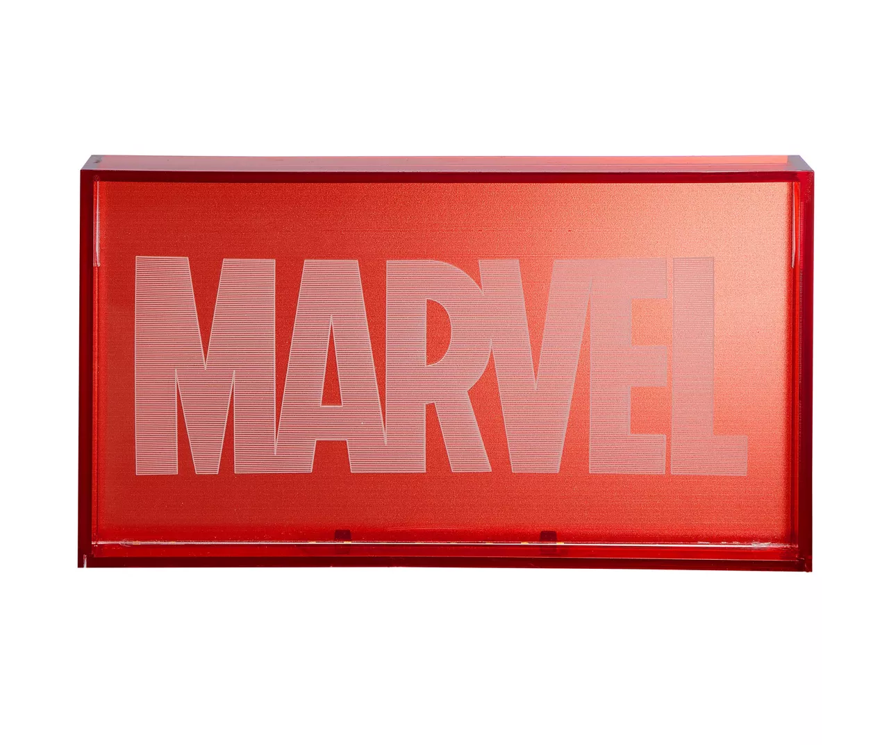 Red Marvel Logo Neon Lamp 1 Red Marvel Logo Neon Lamp