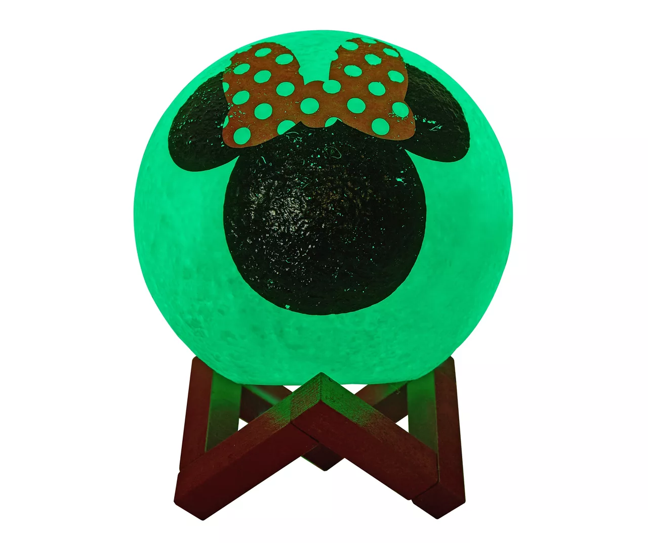 Disney Red Minnie Mouse Silhouette Multi-Color Moon Lamp 4 Disney Red Minnie Mouse Silhouette Multi-Color Moon Lamp - Image 4