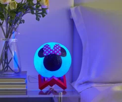 Disney Red Minnie Mouse Silhouette Multi-Color Moon Lamp 11 Disney Red Minnie Mouse Silhouette Multi-Color Moon Lamp -Cuisinart Store 810603742 B0 3