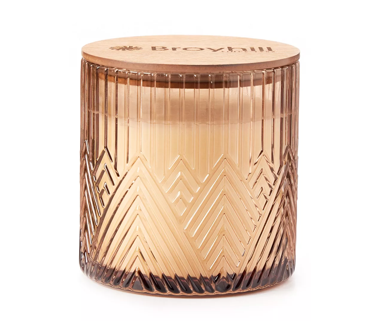 Peach Mandarin Orange Geometric Glass Jar Candle, 16 Oz. 1 Peach Mandarin Orange Geometric Glass Jar Candle, 16 Oz.