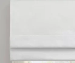 Eclipse Kylie White Blackout Roman Shade -Cuisinart Store 810605553 810605585 810605617 810605618 810605619 A8 2