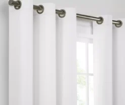 Kendall White Blackout Grommet Curtain Panel, (84") 11 Kendall White Blackout Grommet Curtain Panel, (84") -Cuisinart Store 810605561 810605562 810605563 A8 4