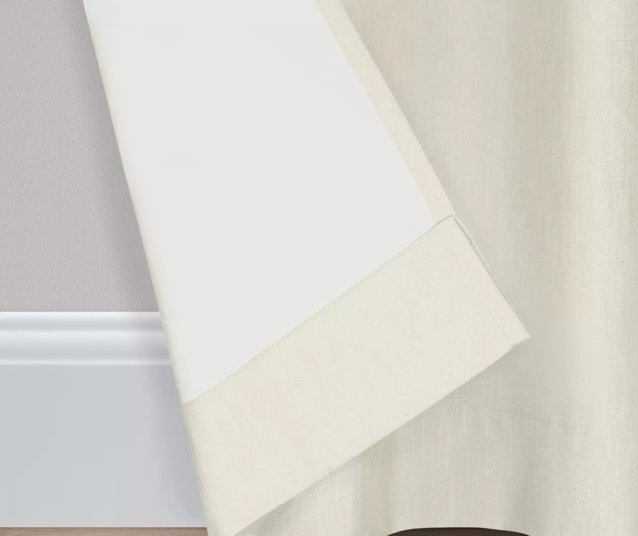 Kendall Ivory Blackout Grommet Curtain Panel, (63") 5 Kendall Ivory Blackout Grommet Curtain Panel, (63") - Image 5