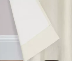 Kendall Ivory Blackout Grommet Curtain Panel, (84") -Cuisinart Store 810605564 810605565 810605566 A8 5