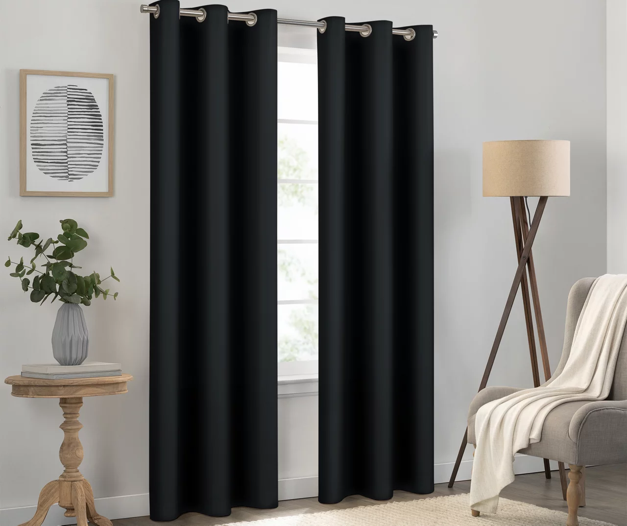 Eclipse Kendall Blackout Grommet Curtain Panel 6 Eclipse Kendall Blackout Grommet Curtain Panel - Image 6