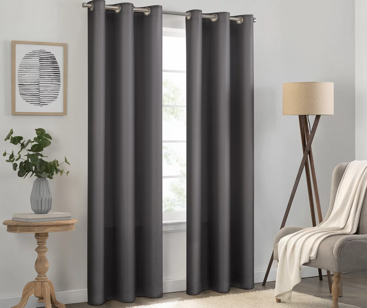Eclipse Kendall Blackout Grommet Curtain Panel 2 Eclipse Kendall Blackout Grommet Curtain Panel - Image 2
