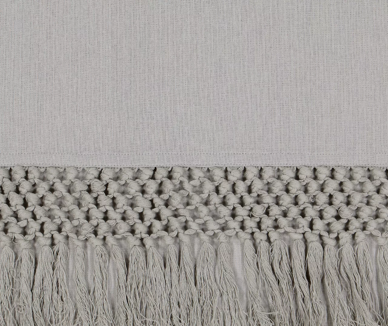 Lucinda Gray Light-Filtering Ring-Top Valance, (84") 7 Lucinda Gray Light-Filtering Ring-Top Valance, (84") - Image 7