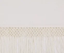 Lucinda Ivory Light-Filtering Ring-Top Valance, (95") -Cuisinart Store 810605640 810605641 810605642 810605643 A8 7 2