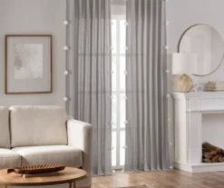 Mercantile Ardmore Tassel-Accent Light-Filtering Rod Pocket Curtain Panel 20 Mercantile Ardmore Tassel-Accent Light-Filtering Rod Pocket Curtain Panel -Cuisinart Store 810605644 810605645 810605646 810605647 A8 2