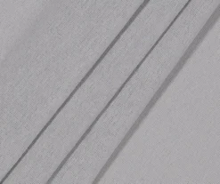 Ardmore Gray Tassel-Accent Light-Filtering Rod Pocket Curtain Panel, (95") -Cuisinart Store 810605644 810605645 810605646 810605647 A8 4 3