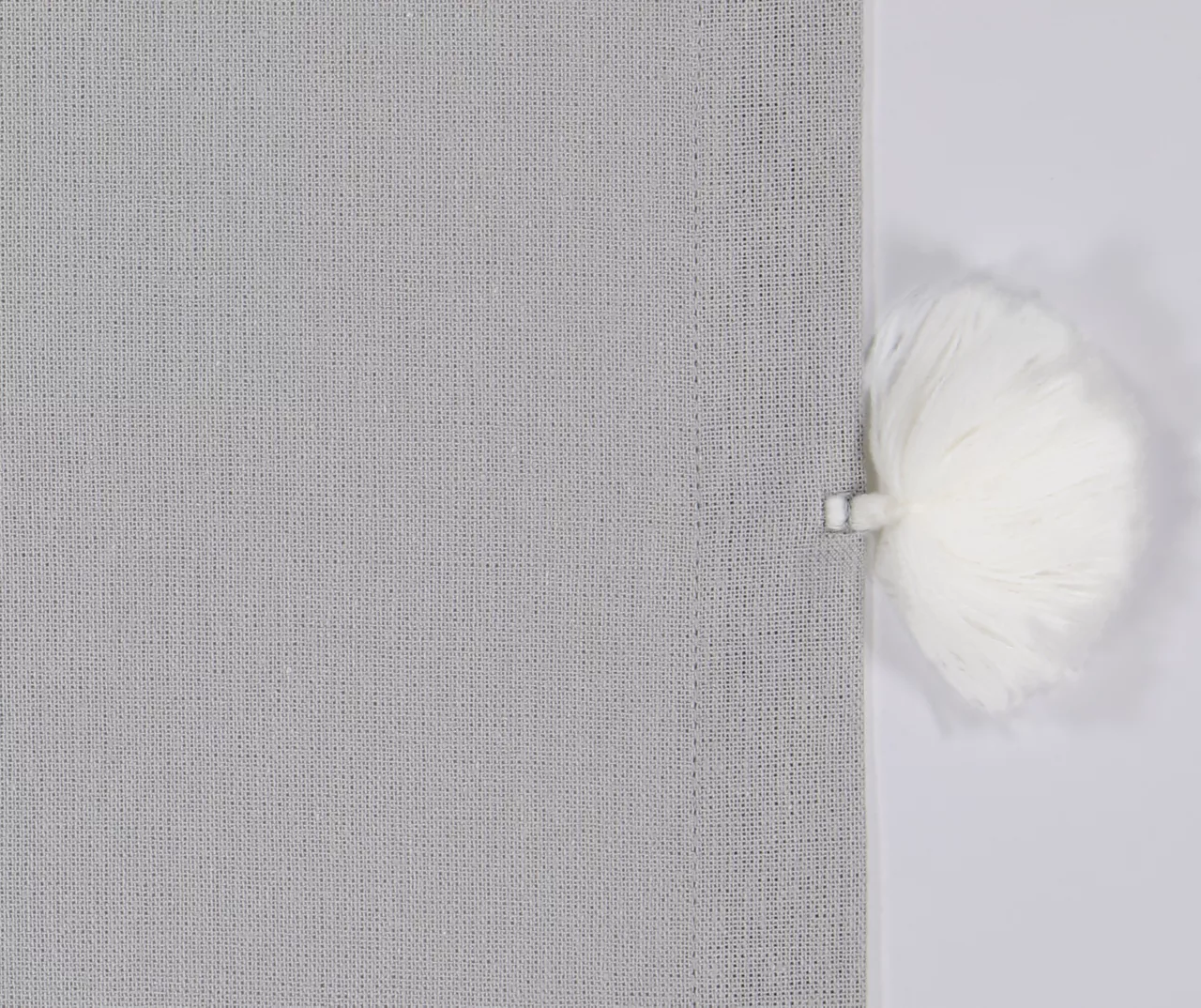 Ardmore Gray Tassel-Accent Light-Filtering Rod Pocket Curtain Panel, (63") 9 Ardmore Gray Tassel-Accent Light-Filtering Rod Pocket Curtain Panel, (63") - Image 9