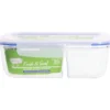 Fresh & Seal 2-Compartment Glass Food Storage Container, 49 Oz.