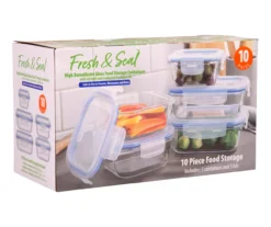 Fresh & Seal Glass 10-Piece Food Storage Container Set -Cuisinart Store 810607634 P0 2