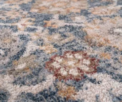 Caitlyn Blue & Red Persian Ornamental Bordered Area Rug -Cuisinart Store 810608527 810608555 810608556 A8 11