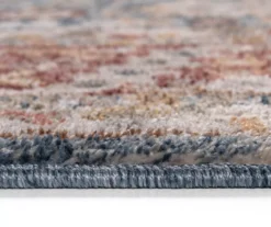 Caitlyn Blue & Red Persian Ornamental Bordered Area Rug -Cuisinart Store 810608527 810608555 810608556 A8 6