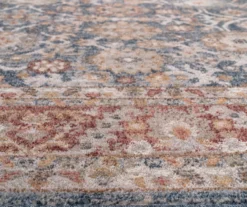 Caitlyn Blue & Red Persian Ornamental Bordered Area Rug -Cuisinart Store 810608527 810608555 810608556 A8 7