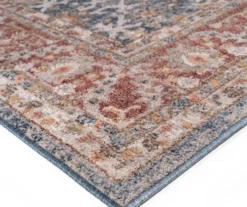 Caitlyn Blue & Red Persian Ornamental Bordered Area Rug -Cuisinart Store 810608528 A8 5