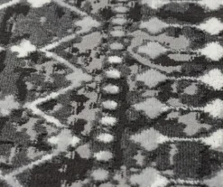 Jessica Charcoal & White Moroccan Geo Area Rug, (3' X 8') -Cuisinart Store 810608544 A8 10 1